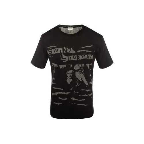 SAINT LAURENT T-Shirt Men's Black