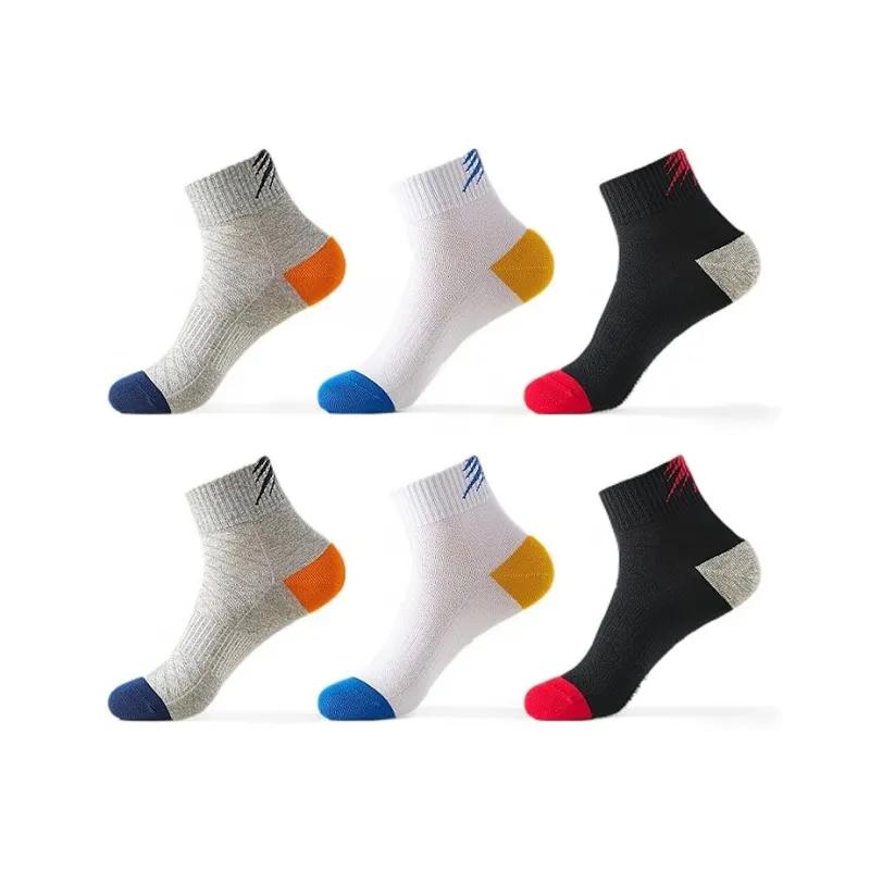 H YXIANG Mid Calf Socks Unisex 6 Pack-4