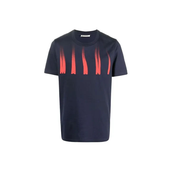 MARNI T-Shirts Men Blue-0