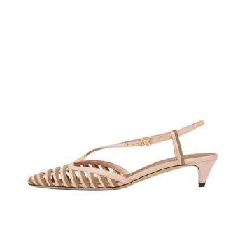 FENDI FFold Slim Heel High Heels 4cm Women's Pink