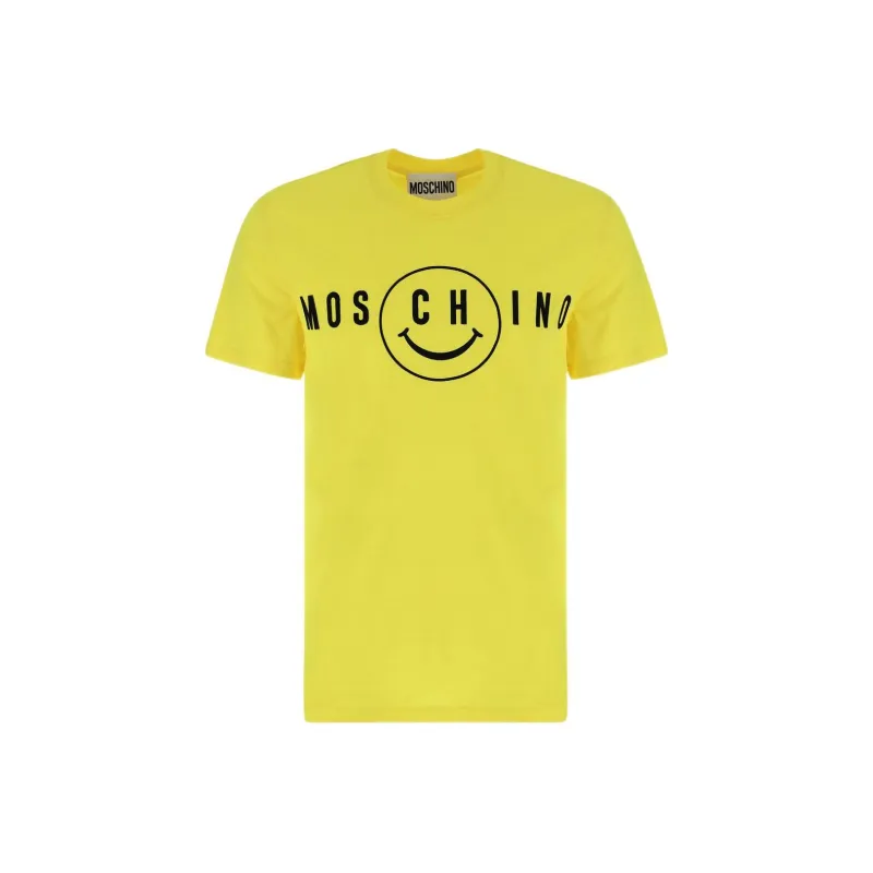MOSCHINO T-Shirts Men Yellow-0