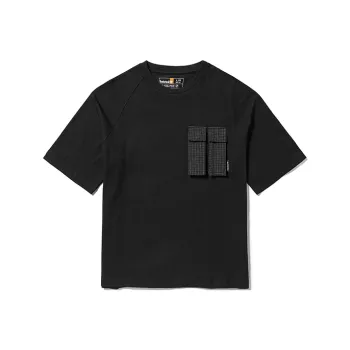 Timberland Drop Shoulder Sleeve T-Shirt Men's Gray