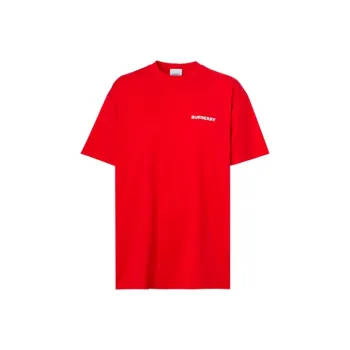 Burberry T-Shirts Unisex Red