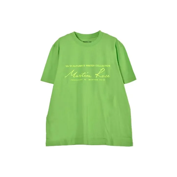 Martine Rose T Shirts Unisex Green-0