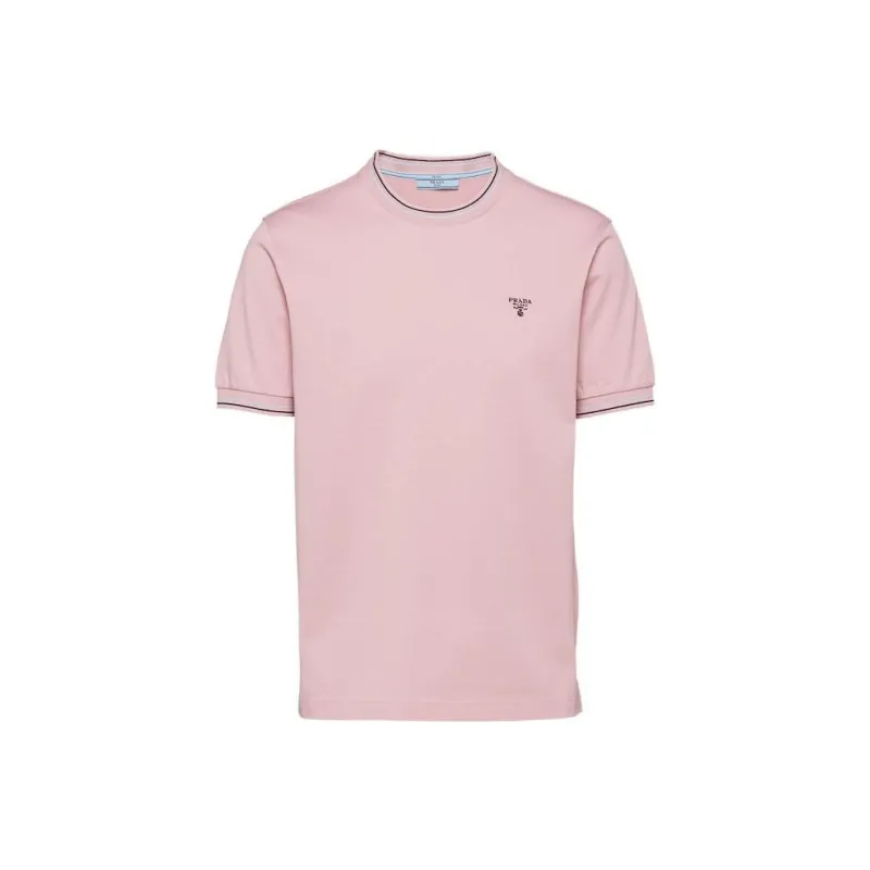 PRADA T Shirts Men Snow Pink-0