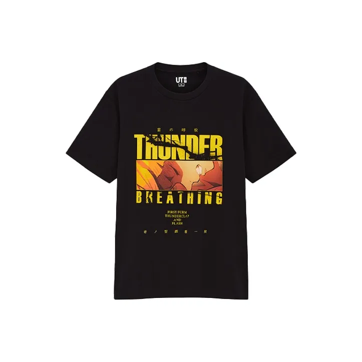 UNIQLO T Shirts Unisex Black-0