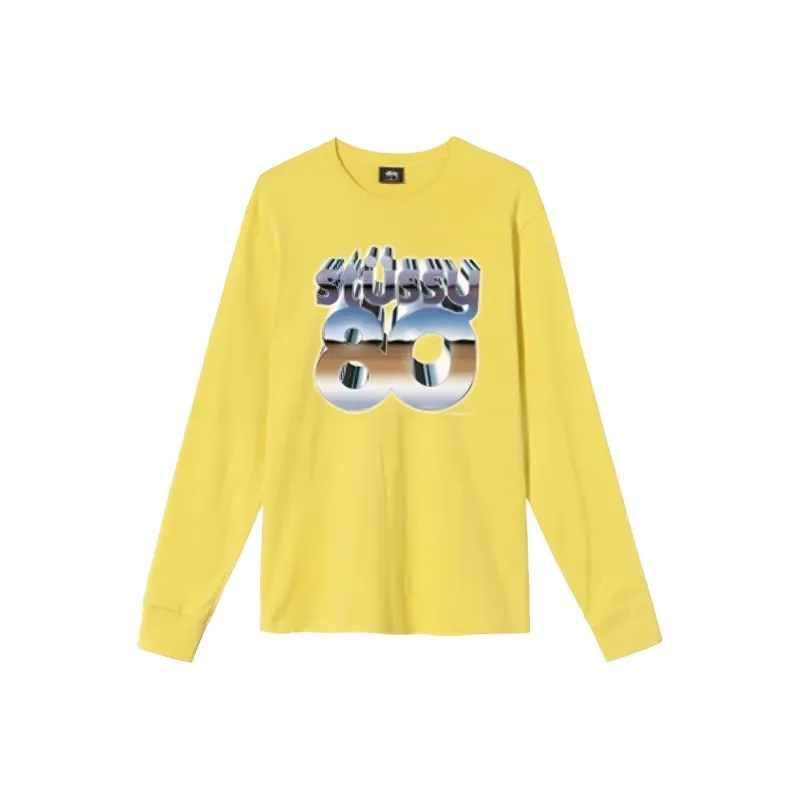 Stussy 80 Chrome Long Sleeve Tee-6
