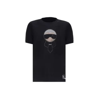 FENDI T Shirts Men Black
