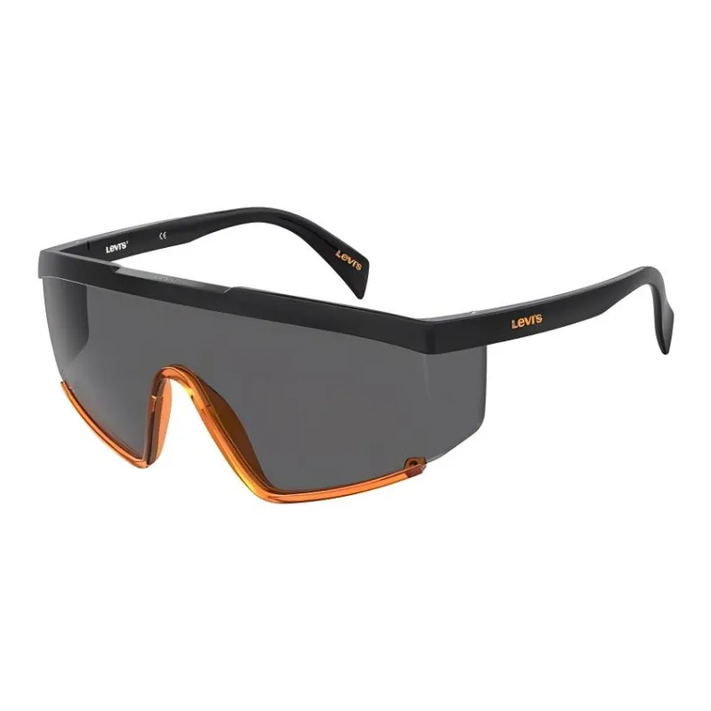 Levi's Injection Molded Polyamide Irregular Shape Sunglasses Unisex Black-0