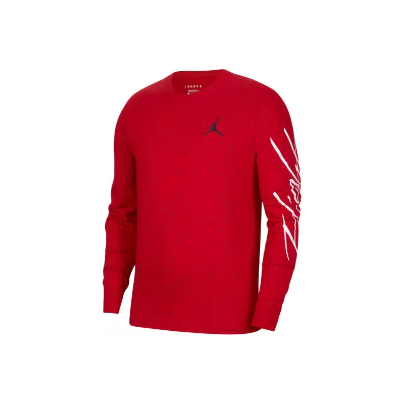 Jordan T Shirts Men Gym Red-0