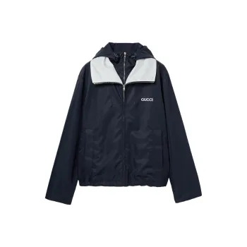 GUCCI Jackets & Coats Men's Dark Blue