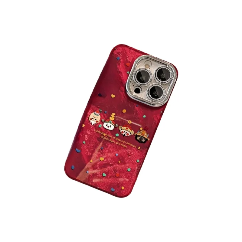 BYZ TPU Material Festive Phone Cases Compatible With Apple Collection Cute Style Cartoon Artistic-1