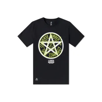 Neighborhood X Converse T Shirts Men Black