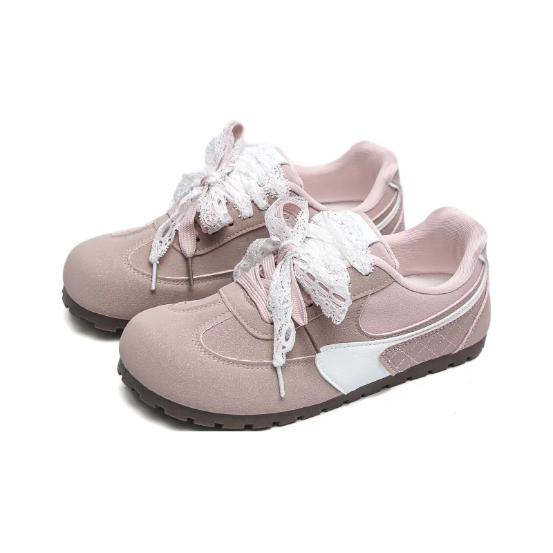 Alan Vincent Slip Resistant Breathable Low Top Casual Shoes Women's Pink-2