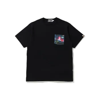 A BATHING APE Neon Tokyo Pocket Tee