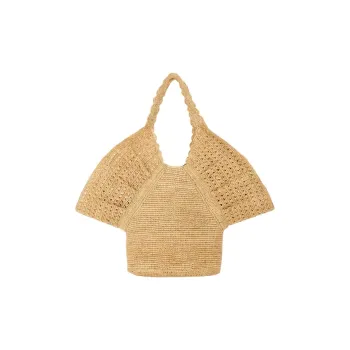 Zimmermann Raffia Tote Bag Shopping Bag Shoulder Bags Women's Beige