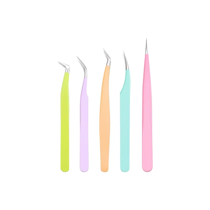 FOYULE Lash Extension Eyelash Makeup Tool Color Five piece Set-7