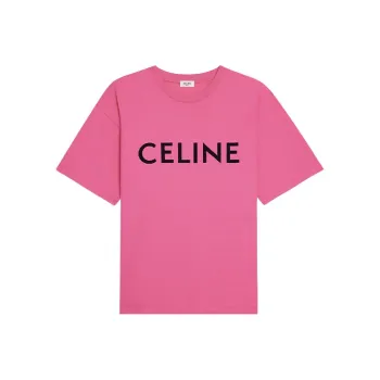 CELINE T Shirts Men Pink