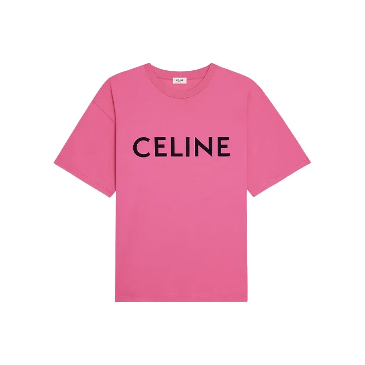 CELINE T Shirts Men Pink-0