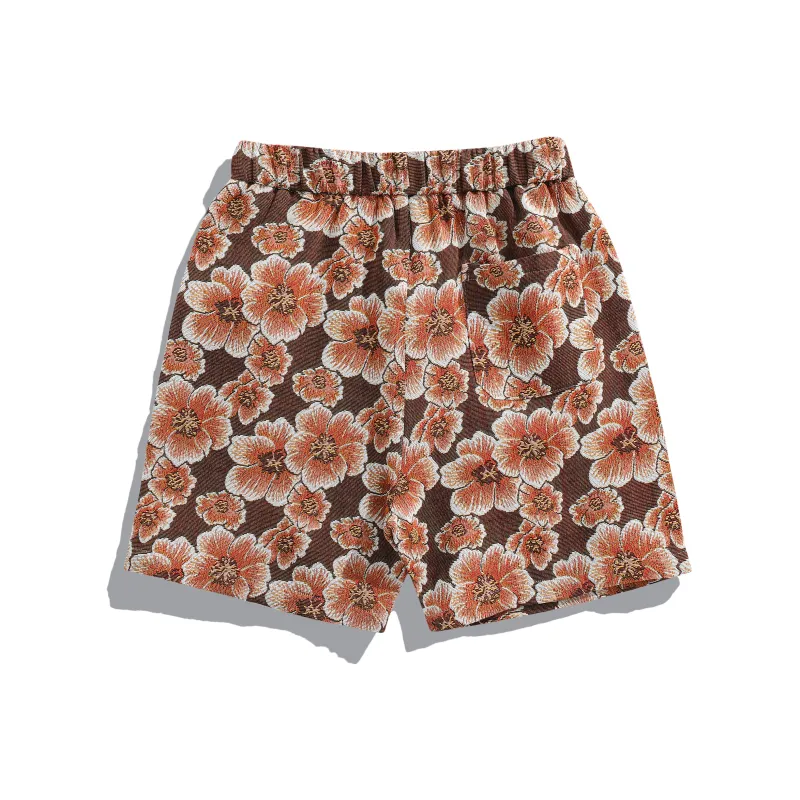 T IRA Shorts Unisex Sabah Brown-1