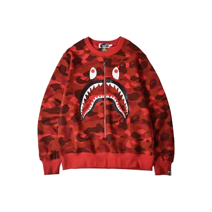 Bape Color Camo Shark Crewneck-0