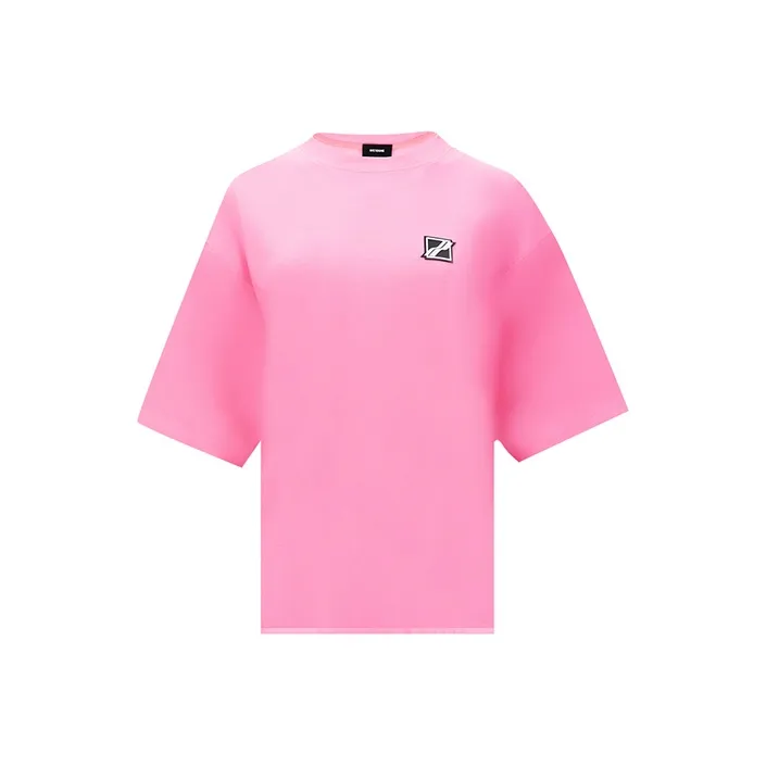 WE11DONE T Shirts Unisex Pink-0