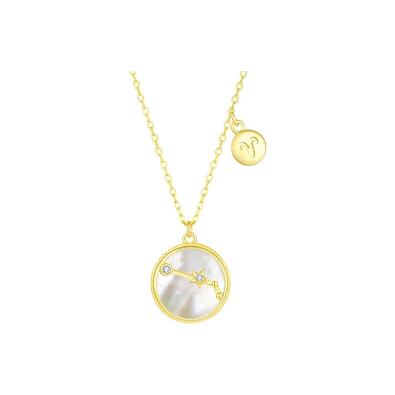 DESIGN CIRCLES S925 Silver Necklaces Women's-3