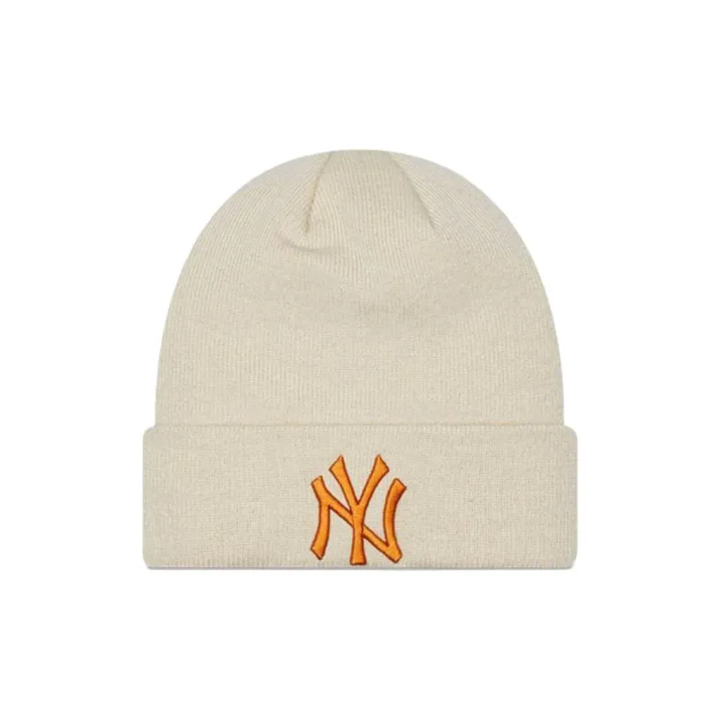 New Era Acrylic Beanies Unisex White-0