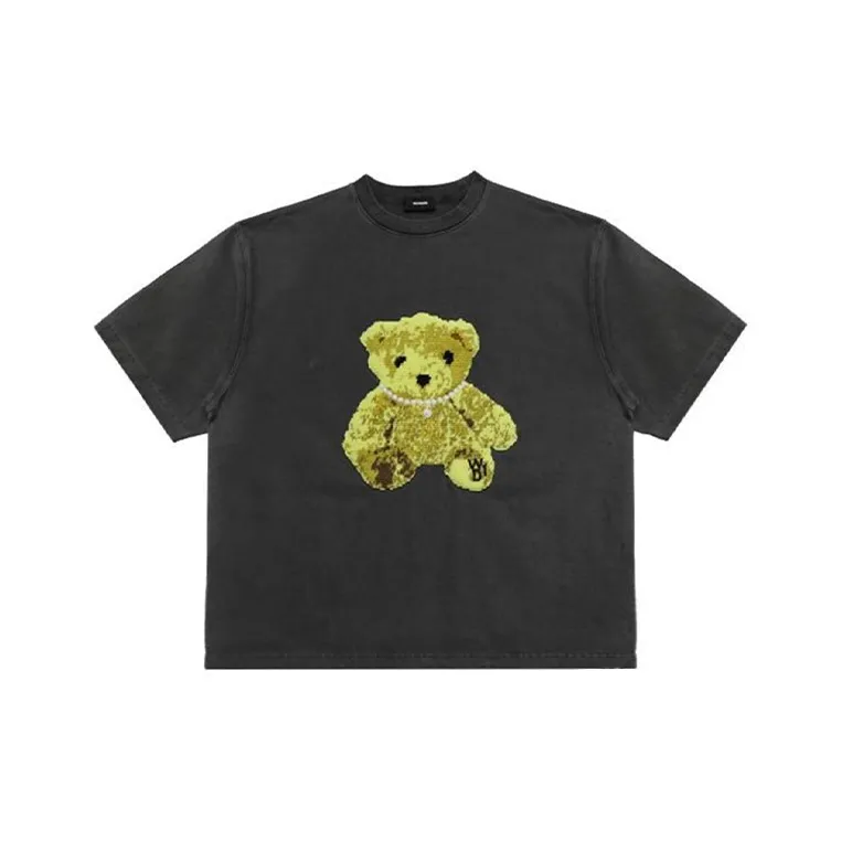 WE11DONE T Shirts Unisex Charcoal-0