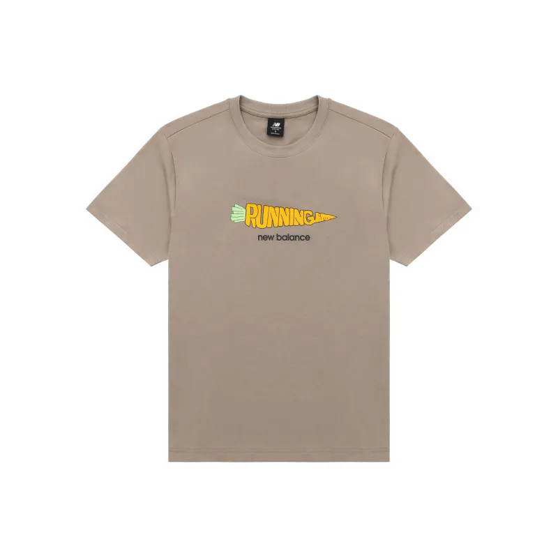 New Balance T Shirt Unisex Brown-0