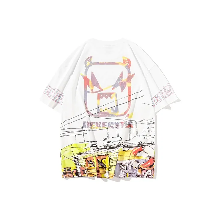 LAMLICKA T Shirts Unisex White-0