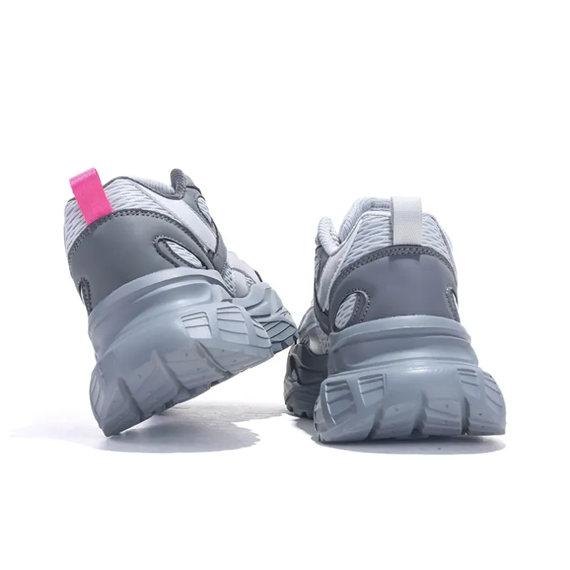 SHINCHAN x Jifffly Abrasion Resistant Breathable Height Increasing Low Top Chunky Sneakers Women's-10