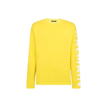 BALMAIN T-Shirts Men Yellow
