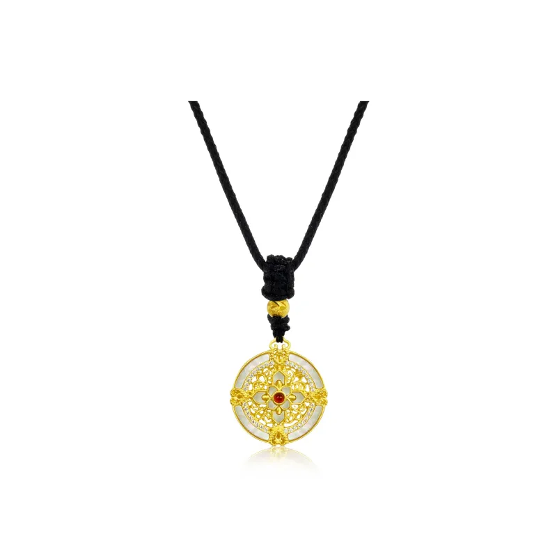 LAOYINFANG 925 Sterling Silver Necklaces Unisex-0