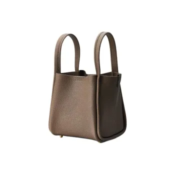 Songmont Top Grain Cow Leather Bucket Bag, Shoulder Bag, Crossbody Bag, Handbag Medium Size Women's Multicolor
