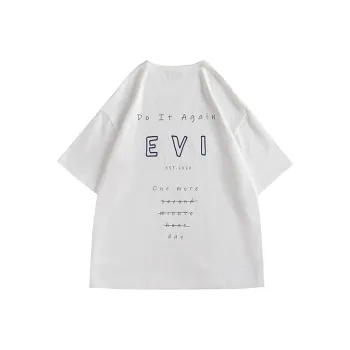 Evi Stub SS21 Straight T-Shirt Unisex White