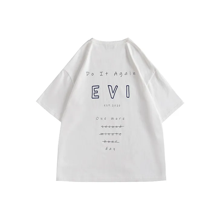 Evi Stub SS21 Straight T-Shirt Unisex White-0