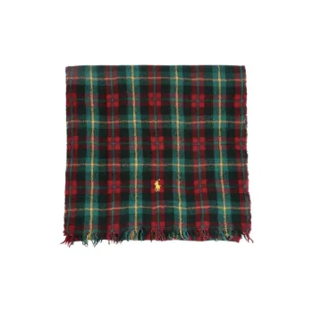 Polo Ralph Lauren Wool Knit Scarves Men's Red