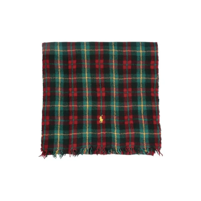 Polo Ralph Lauren Wool Knit Scarves Men's Red-0