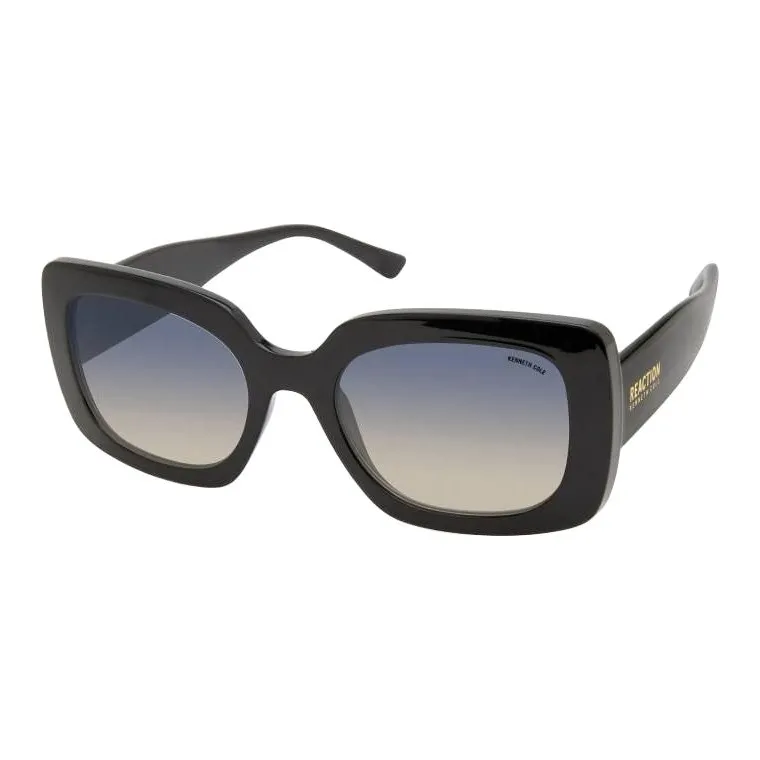 KENNETH COLE Resin Butterfly Sunglasses Women's Black-0