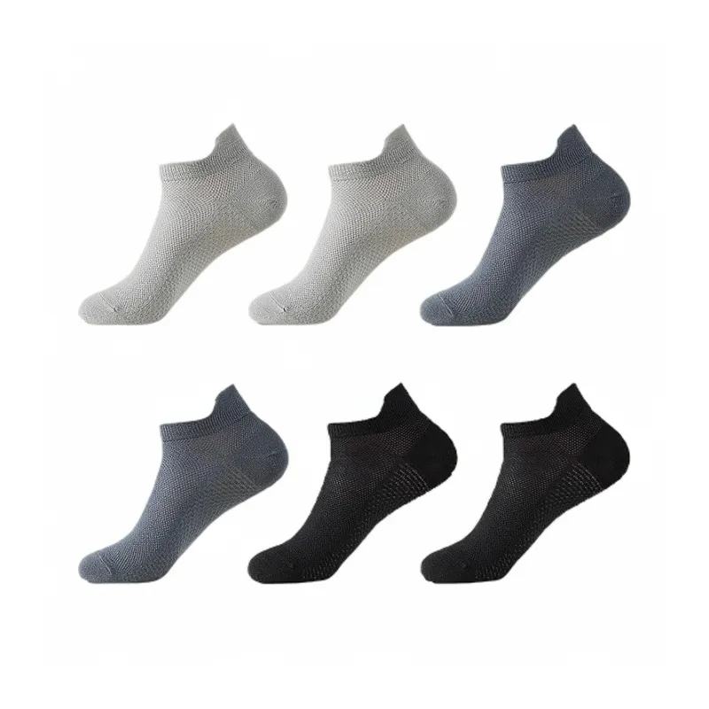 H YXIANG No Show Socks Unisex 6 Pack-2
