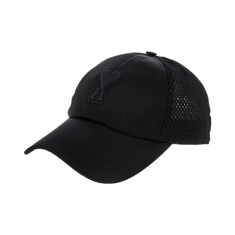 AMIPARIS Polyamide Baseball Caps Unisex Black-3