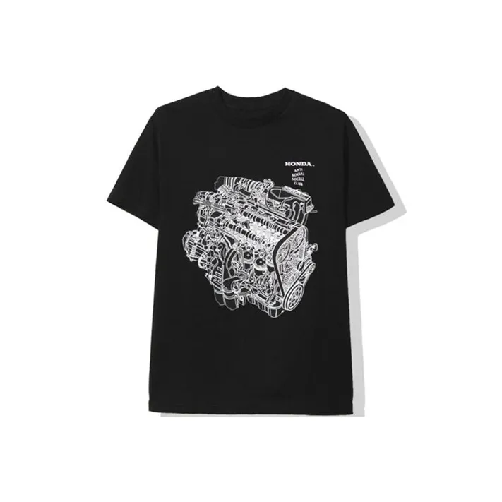 ANTI SOCIAL SOCIAL CLUB Straight T Shirt Unisex Black-0