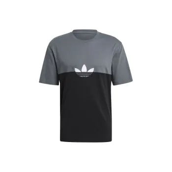 Adidas Set in Sleeve T Shirt Men's Blue Black Multicolor