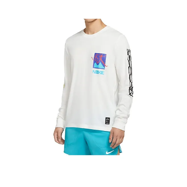 Nike T Shirts Men Sail White-0