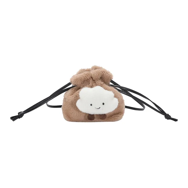 Meow In The Grass Plush Shoulder Bag, Crossbody Bag Women's Multicolor-12
