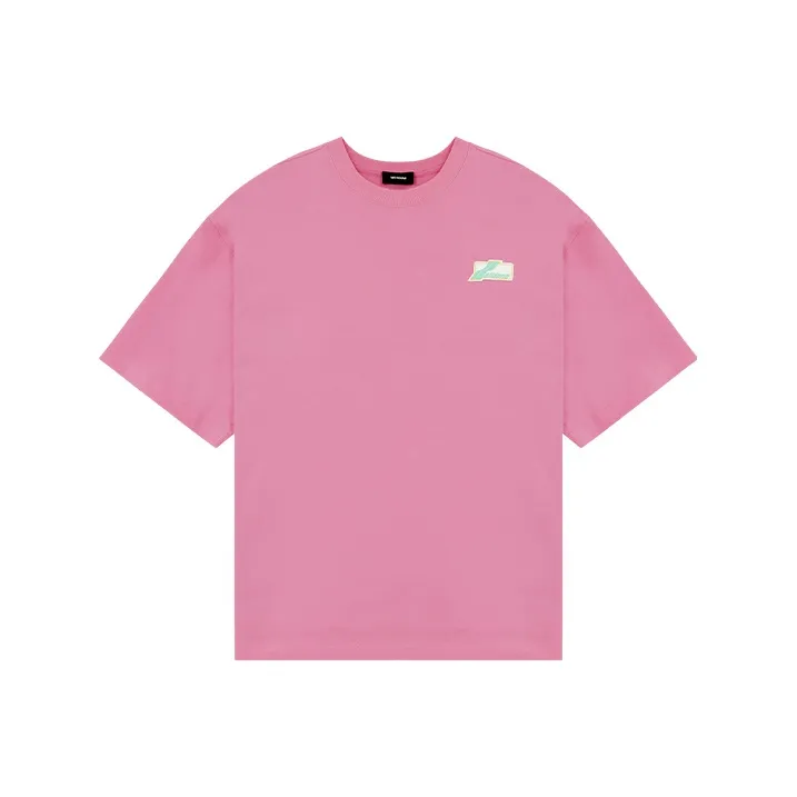 WE11DONE T Shirts Unisex Pink-0