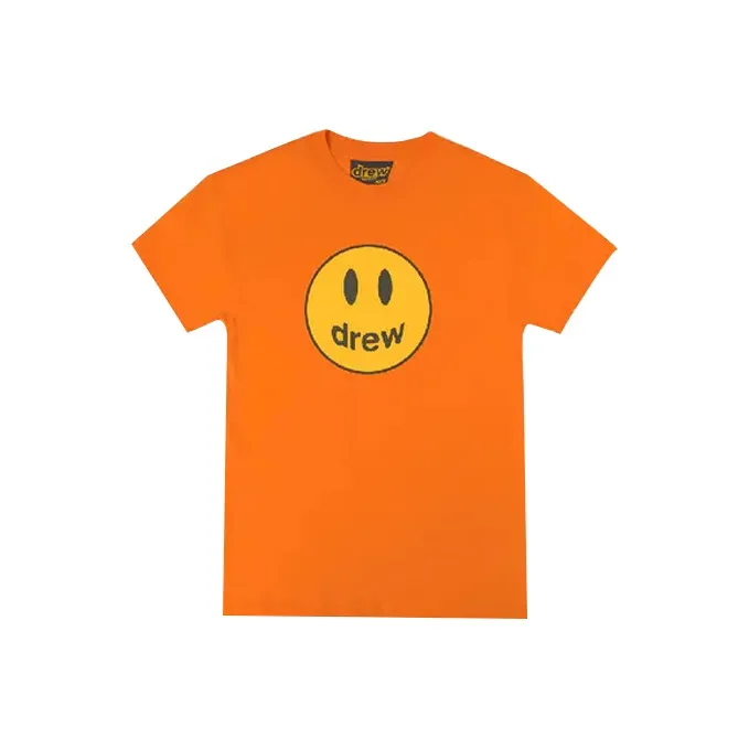 Drew House Smiley Collection T Shirt Unisex Orange-0