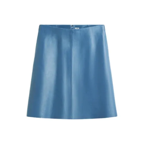 TOTEME SS25 Casual Short Skirts Women's Sky Blue