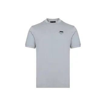 PRADA T-Shirts Men Light Gray
